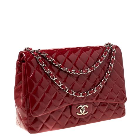 chanel classic flap bag red inside